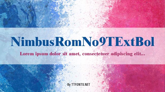 NimbusRomNo9TExtBol example