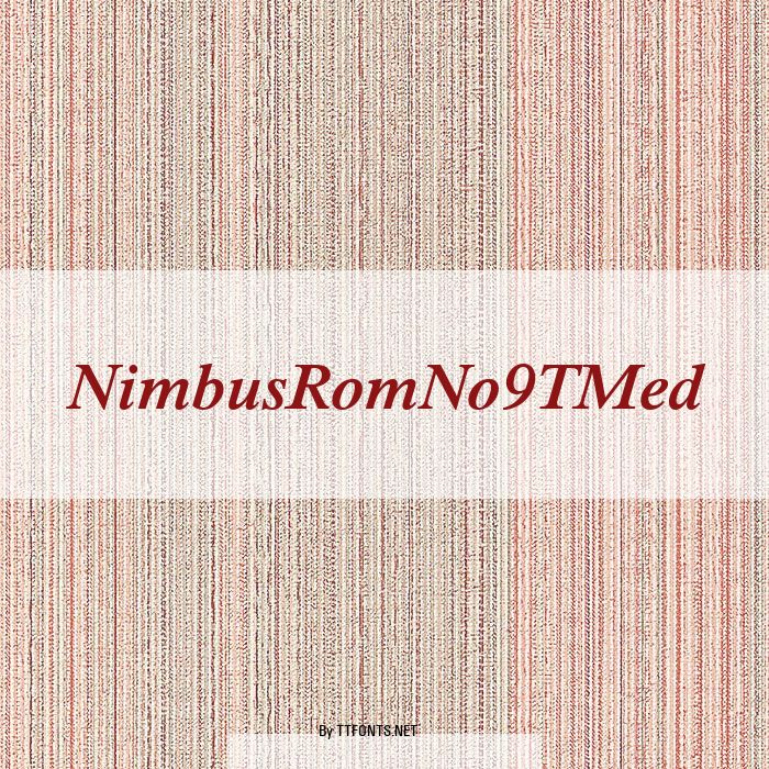NimbusRomNo9TMed example
