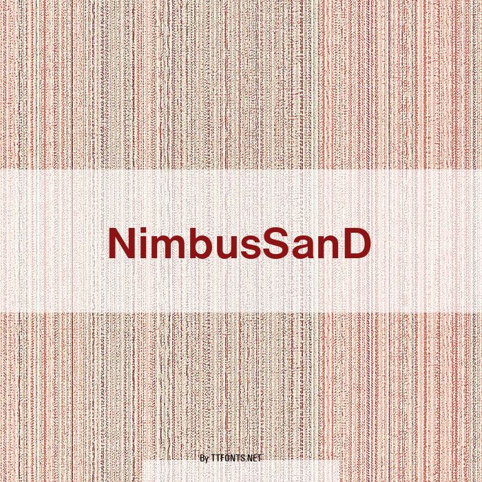 NimbusSanD example