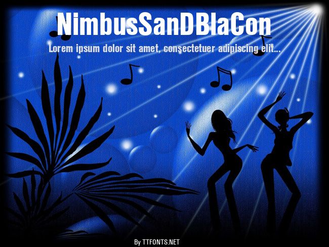 NimbusSanDBlaCon example