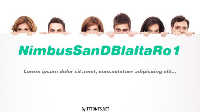 NimbusSanDBlaItaRo1 example