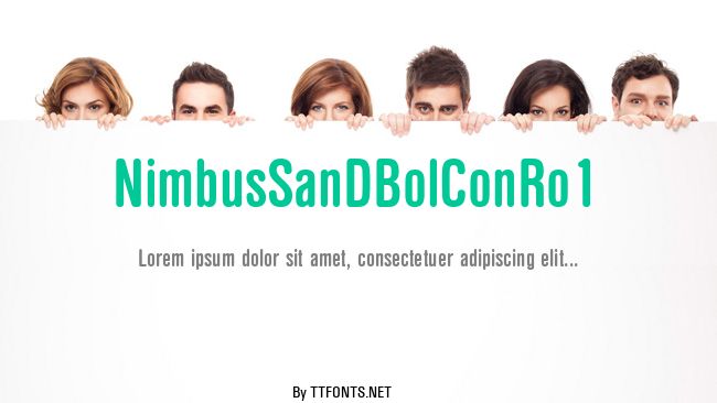 NimbusSanDBolConRo1 example