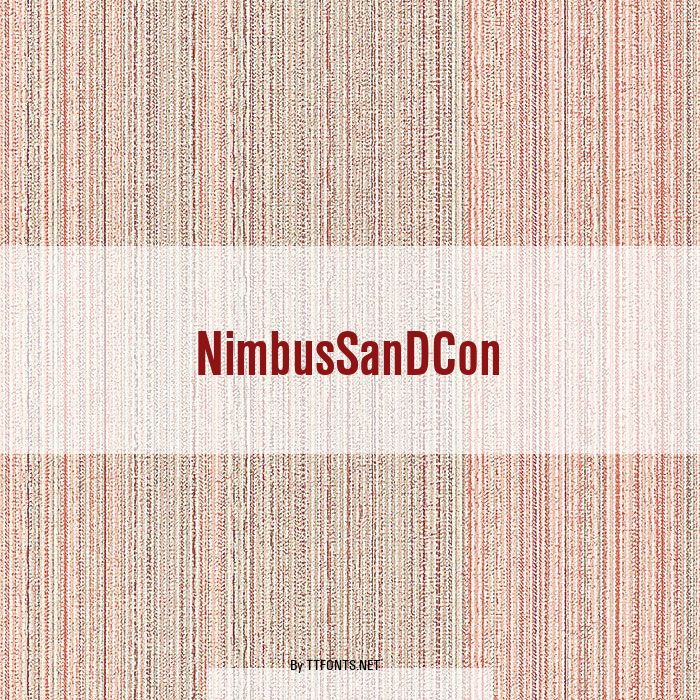 NimbusSanDCon example