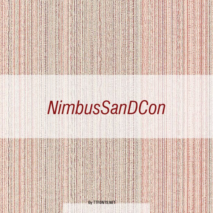 NimbusSanDCon example