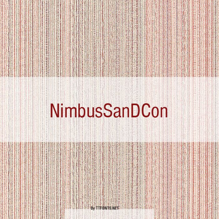 NimbusSanDCon example