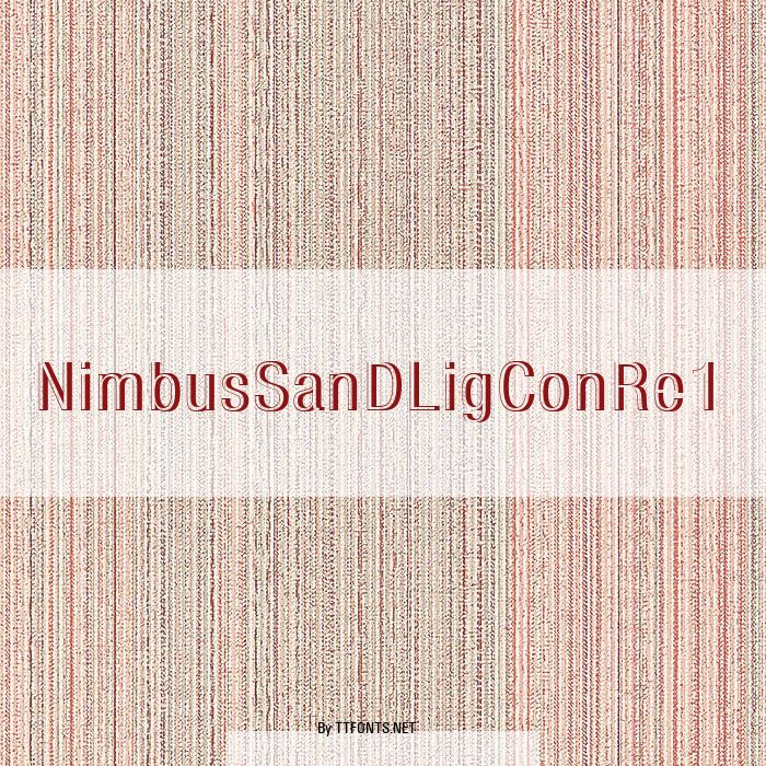 NimbusSanDLigConRe1 example