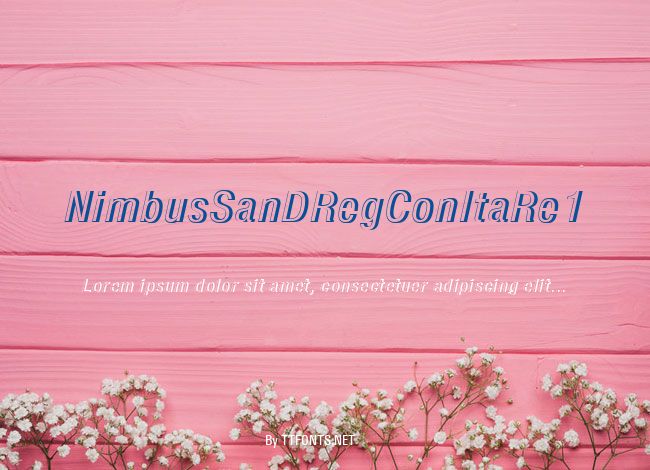 NimbusSanDRegConItaRe1 example
