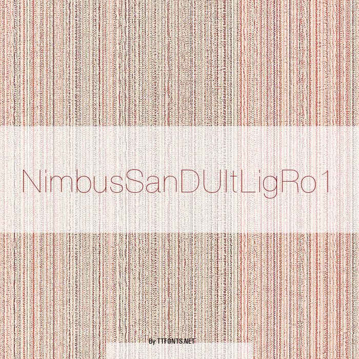 NimbusSanDUltLigRo1 example