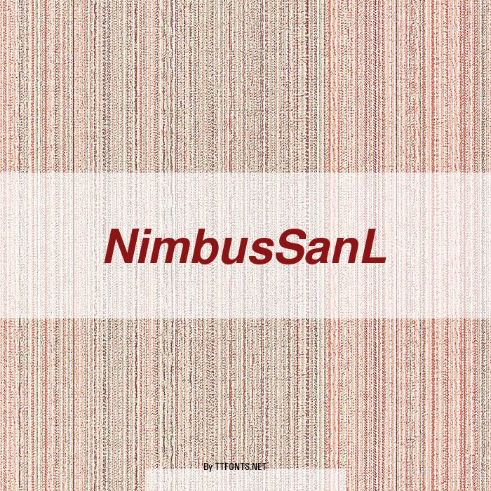 NimbusSanL example