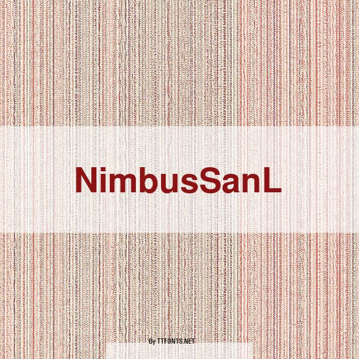 NimbusSanL example