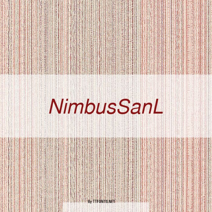 NimbusSanL example