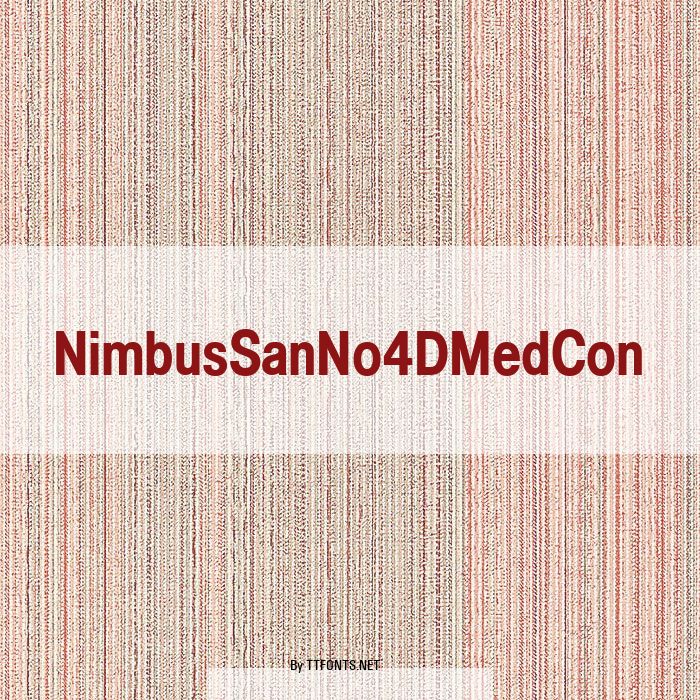 NimbusSanNo4DMedCon example