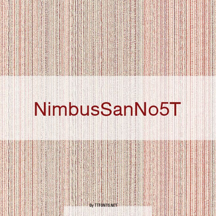 NimbusSanNo5T example
