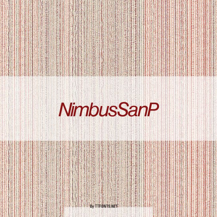NimbusSanP example
