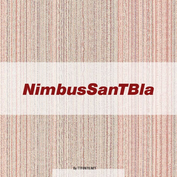 NimbusSanTBla example