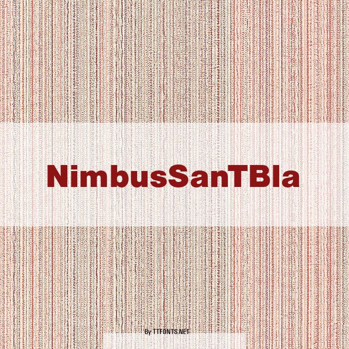NimbusSanTBla example