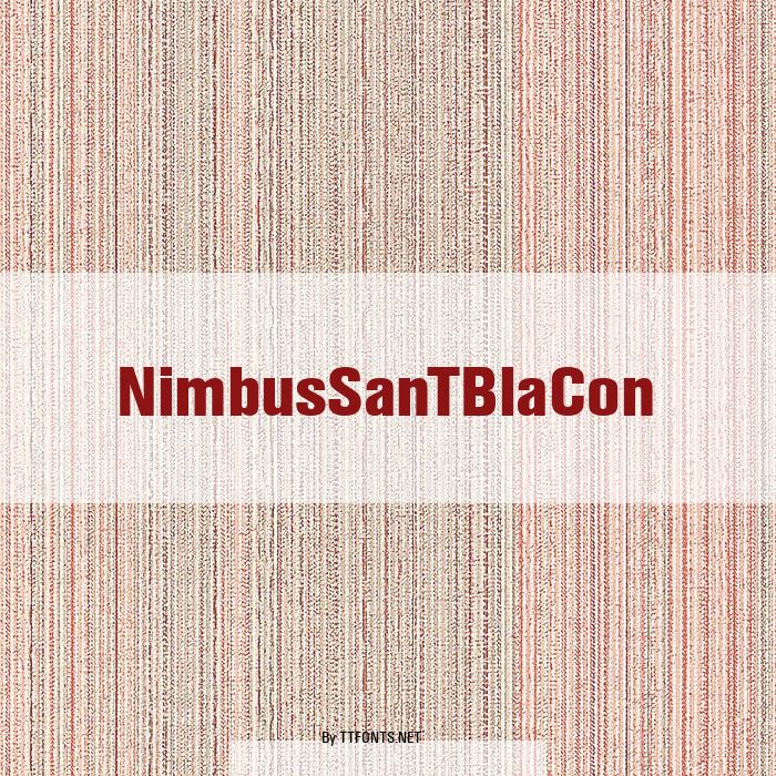 NimbusSanTBlaCon example