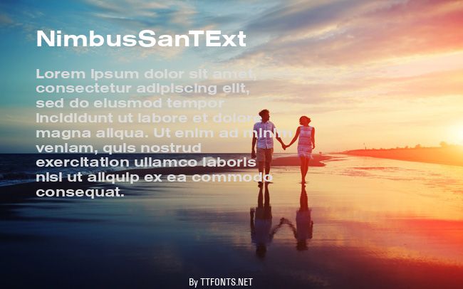 NimbusSanTExt example