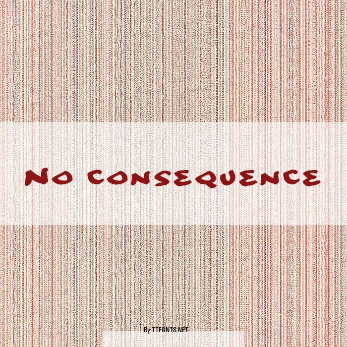 No consequence example
