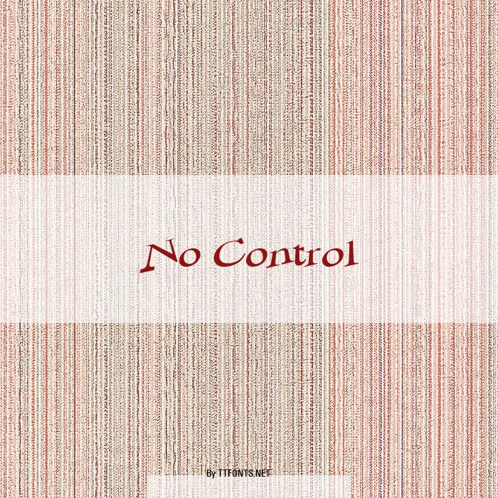 No Control example