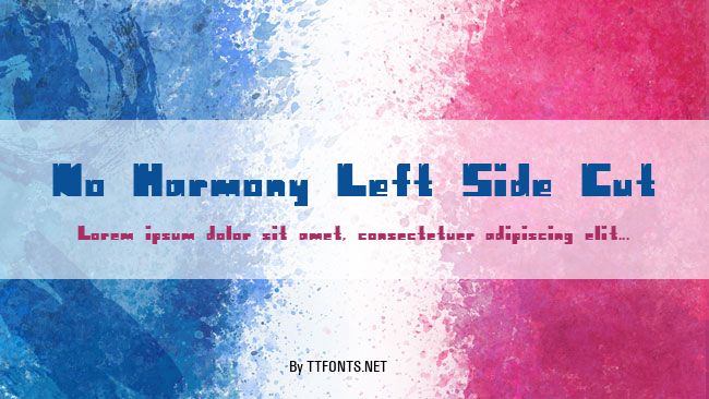No Harmony Left Side Cut example