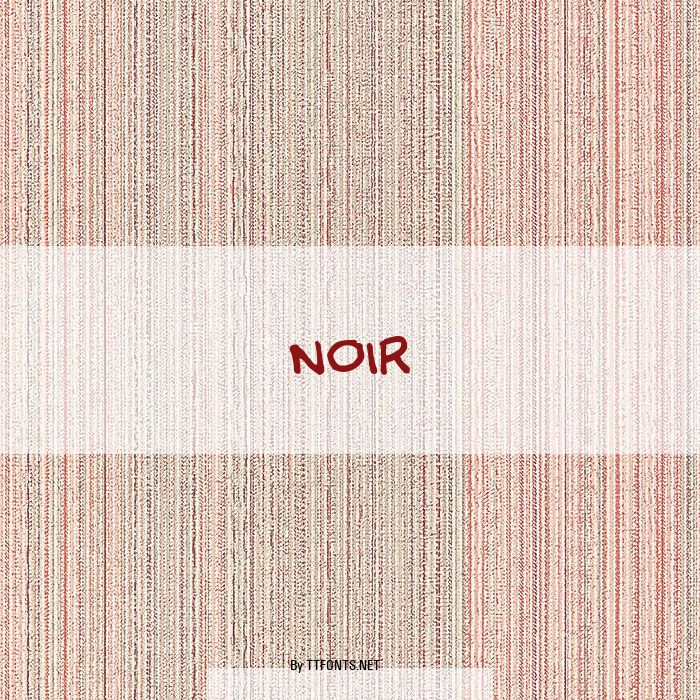 NOIR example