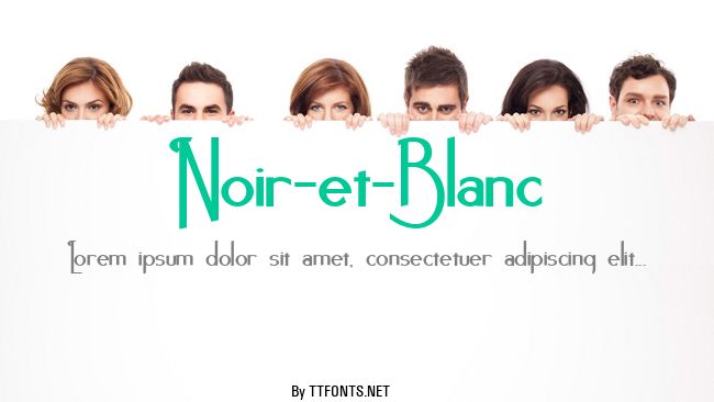 Noir-et-Blanc example