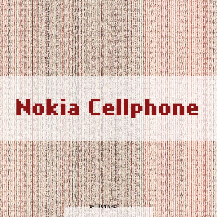 Nokia Cellphone example