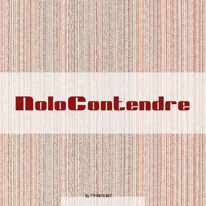 NoloContendre example