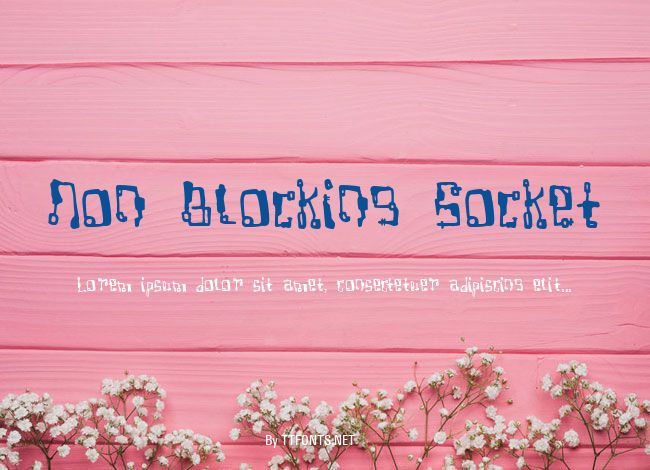 Non Blocking Socket example