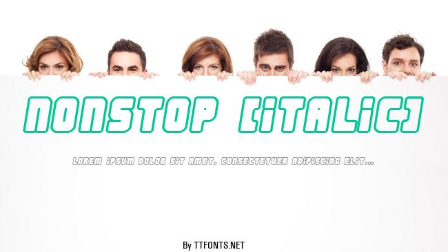 Nonstop [italic] example