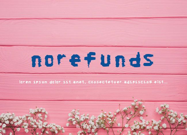 NoRefunds example