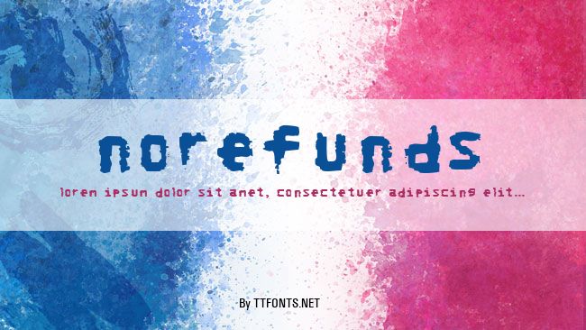 NoRefunds example