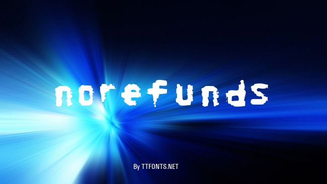 NoRefunds example
