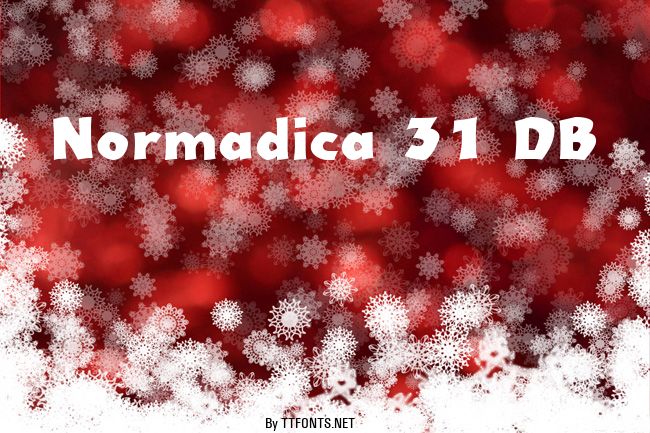 Normadica 31 DB example