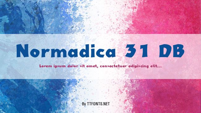 Normadica 31 DB example