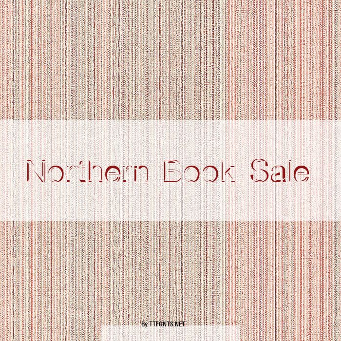 Northern Book Sale example