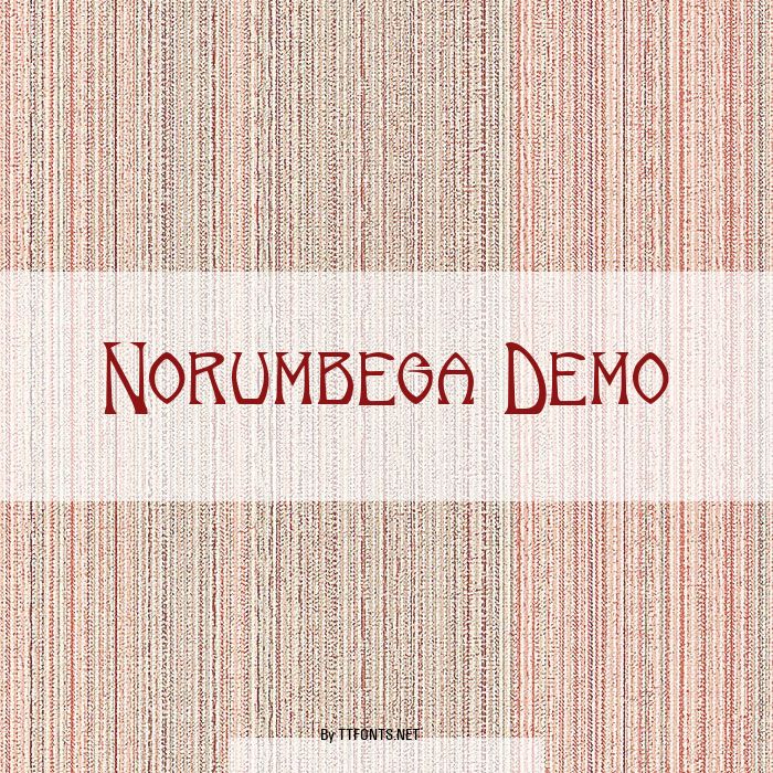 Norumbega Demo example