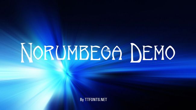 Norumbega Demo example