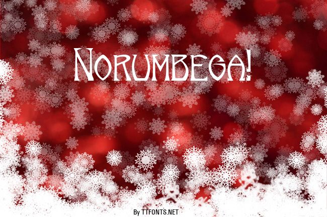 Norumbega! example