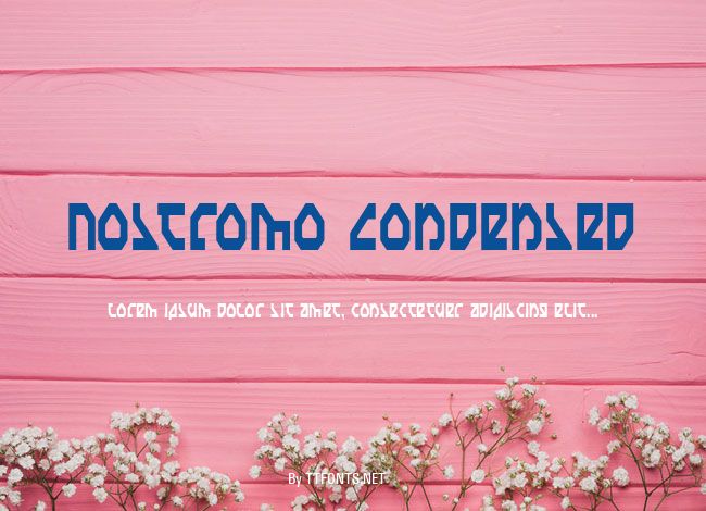 Nostromo Condensed example