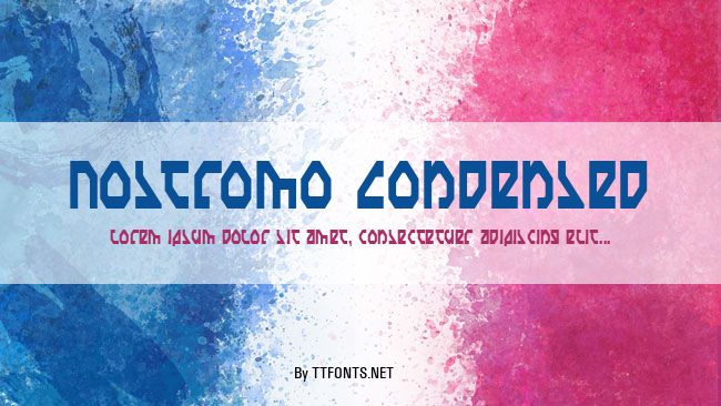 Nostromo Condensed example