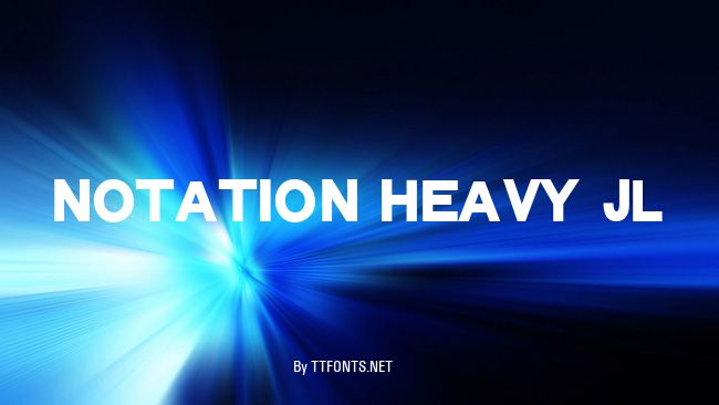 Notation Heavy JL example