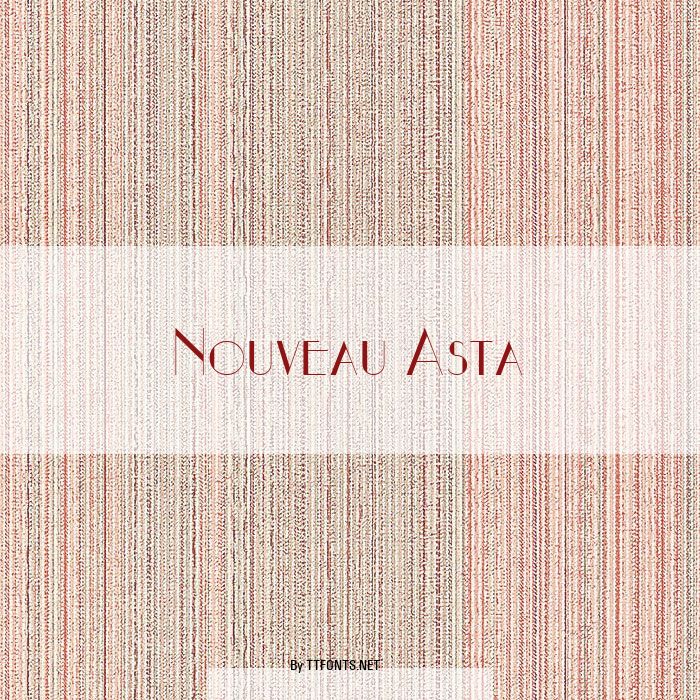 Nouveau Asta example