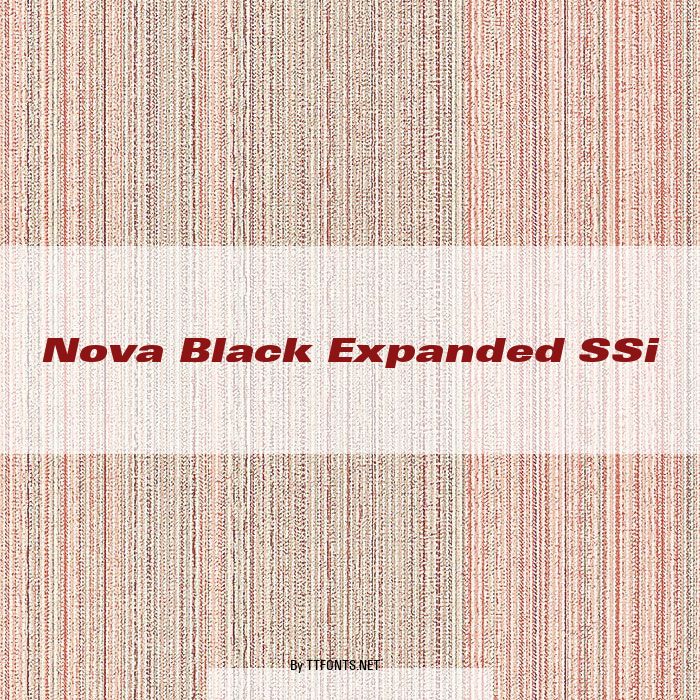 Nova Black Expanded SSi example