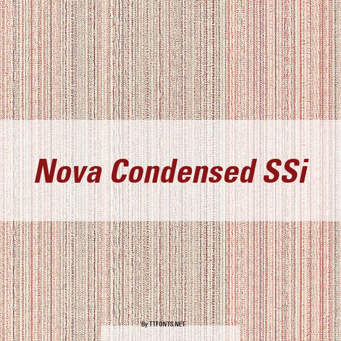 Nova Condensed SSi example