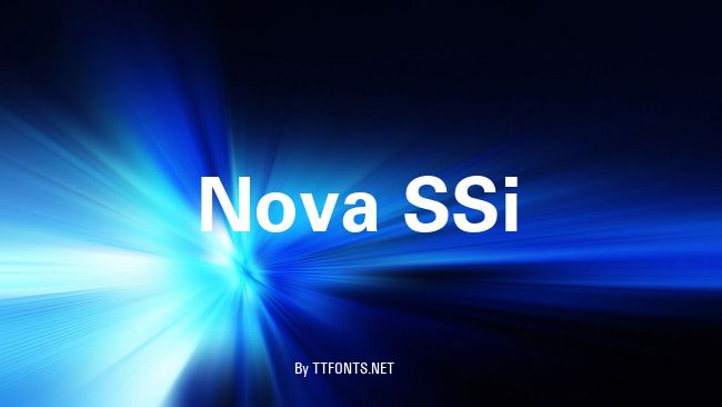 Nova SSi example