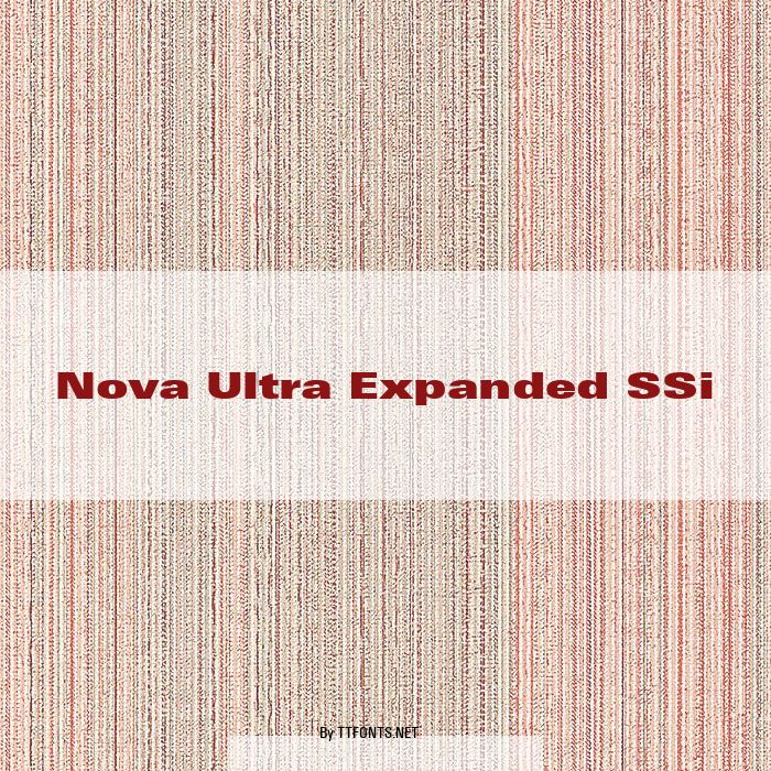 Nova Ultra Expanded SSi example