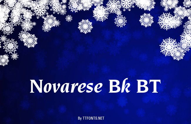 Novarese Bk BT example