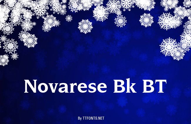 Novarese Bk BT example